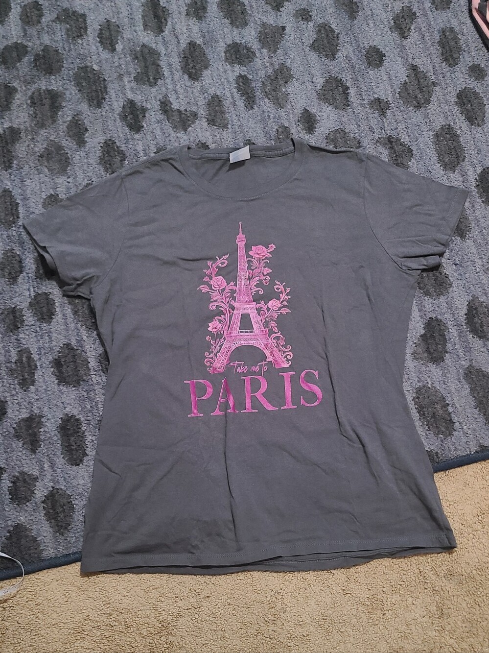 Paris Eiffel Tower Tee sz M